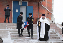 Курганский священник принял участие в захоронении останков бойца Красной Армии