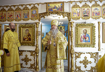 Митрополит Даниил совершил Литургию в Благовещенском храме города Кургана