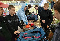 Воспитанники православной гимназии побывали в Глинках на спортивно-туристическом слёте ко Дню Куликовской битвы