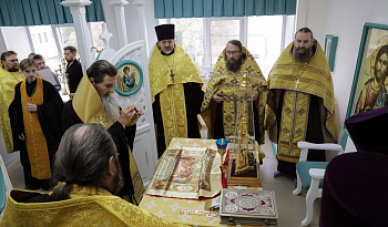 Освящение храма в Курганской областной больнице