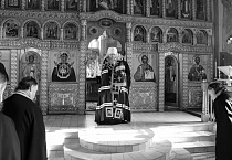 Во вторник Первой седмицы Великого поста митрополит Даниил после уставного богослужения совершил заупокойную Литию