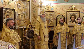 Литургия в день памяти свт. Агафангела исп., митр. Ярославского