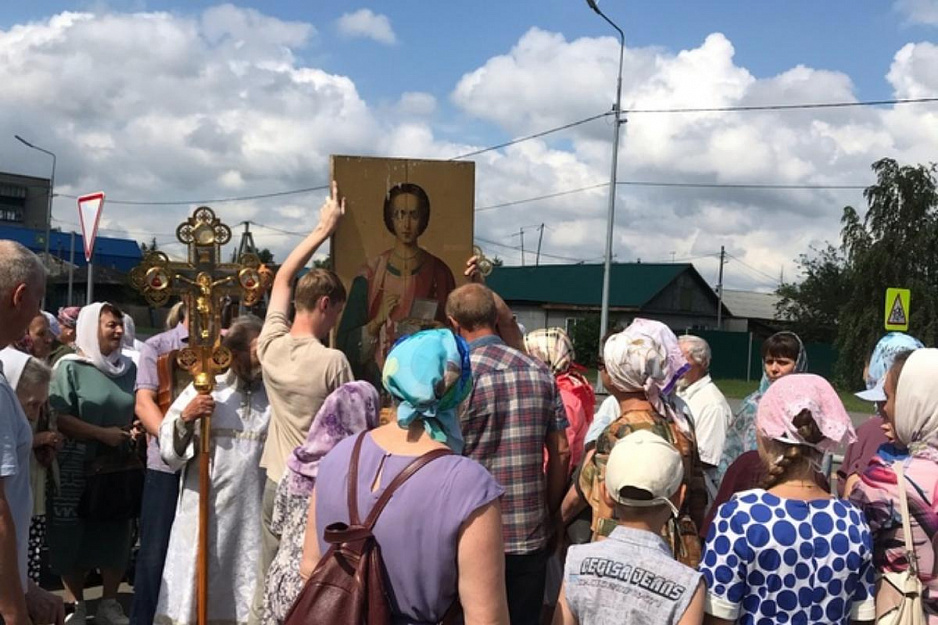 В Курганский храм передана старинная икона афонского письма