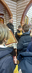 Школьники побывали в Курганском храме
