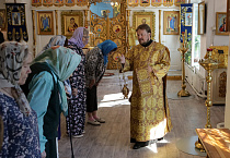 Митрополит Даниил совершил Литургию в Благовещенском храме города Кургана
