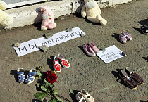 В курганском храме провели противоабортную акцию "Они могли бы пойти в школу"
