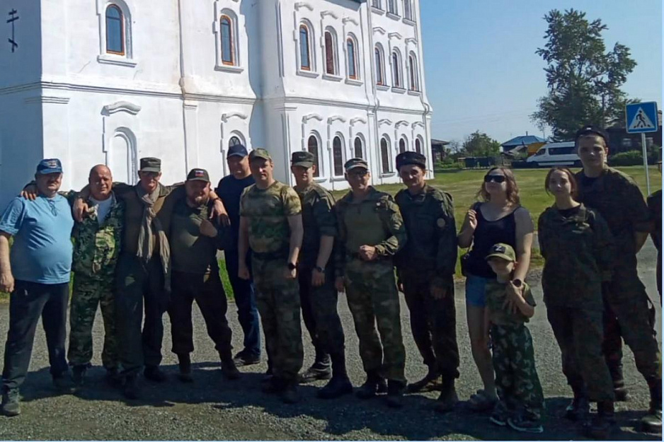 В зауральском храме совершен чин верстания в казаки