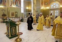 В Троицком соборе Кургана состоялась архиерейская Литургия