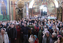 В день Крещения Господня митрополит Даниил совершил праздничную Литургию и великое водосвятие