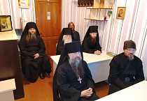 Братия Чимеевского монастыря приняла участие в монашеском круглом столе