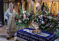 Чин погребения Плащаницы Пресвятой Богородицы совершен в  Александро-Невском кафедральном соборе города Кургана