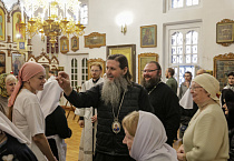 В Святочные дни курганский храм Рождества Христова встретил архиерея