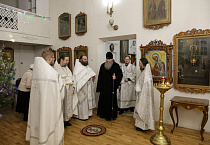 В Святочные дни курганский храм Рождества Христова встретил архиерея