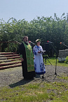 Возле православного храма в Петухово прошёл Троицкий фестиваль