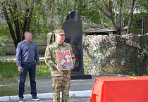 Курганский священник благословил росгвардейцев на ратную службу