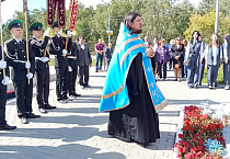 В гарнизонном храме поселка Увал прошел молебен и крестный ход