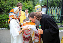 Архиерейская Литургия состоялась в храме села Лесниково