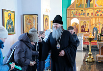 Митрополит Даниил посетил с архипастырским визитом храм в селе Митино