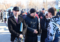 В Пасху возле кафедрального собора в Кургане состоялся  праздничный концерт