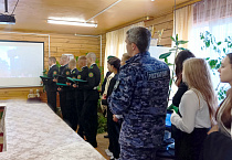 В курганском храме  прошла профориентационная беседа представителя Росгвардии  и кадет-старшеклассников
