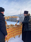 Курганский священник принял участие в «Михайловском торжке»