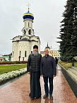 Митрополит Даниил и Александр Ильтяков побывали в Троице-Сергиевой лавре