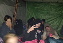 В Кургане священник-инструктор со своими подопечными ночевали в лесу