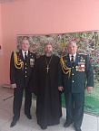 В Кургане руководитель епархиального военного отдела принял участие в юбилейных торжествах областного военкомата