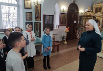 В Кургане четвероклассники из пятой школы побывали в Порт-Артурском храме