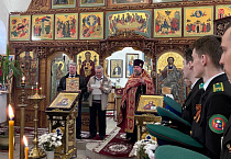 Зауральские авиаторы передали в курганский храм новую икону