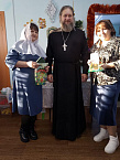 Ученики Садовской школы в день Рождества Христова побывали в местном храме