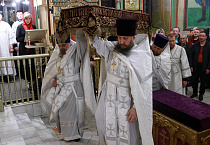 Пасху Христову встретили в главном соборе Зауралья