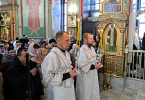В день Крещения Господня митрополит Даниил совершил праздничную Литургию и великое водосвятие
