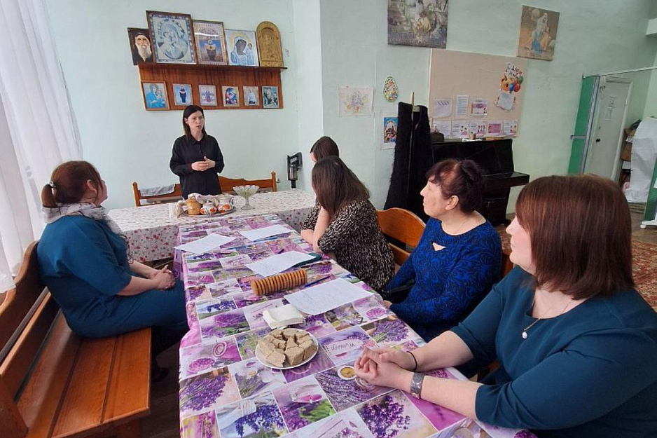 В марте в рамках грантового проекта на курганском приходе состоялась групповая беседа психолога