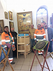 В Кургане Пантелеимоновскому храму подарили новую купель