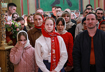 Пасху Христову встретили в главном соборе Зауралья