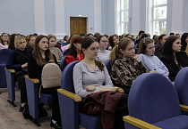 Православный психолог Ирина Медведева выступила перед курганскими студентами-педагогами