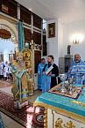 Митрополит Даниил в престольный праздник Порт-Артурского храма Кургана совершил Литургию