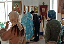 В курганском храме прошла общегимназическая Литургия