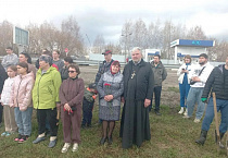 Священник принял участие в памятном мероприятии в селе Введенское