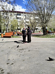 «Сквер милосердия» продолжает свою работу на территории привокзальной площади Кургана