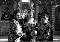 Первая в Великом посту Литургия Преждеосвященных Даров совершена в Александро-Невском соборе Кургана