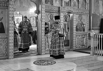 Первая в Великом посту Литургия Преждеосвященных Даров совершена в Александро-Невском соборе Кургана