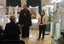 Зауральский священник рассказал гостям музея истории города Кургана об Александре Невском