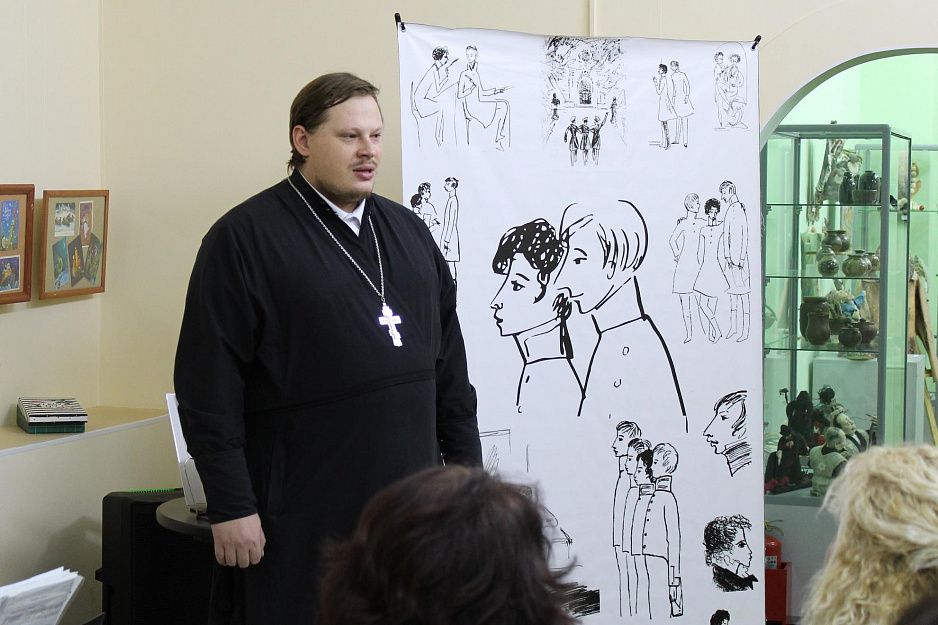 Курганский священник посетил традиционные «Рождественские встречи»