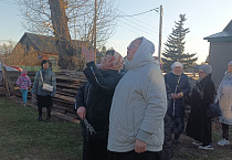 В Зауралье члены СПЖ приняли участие в освящении и установке купола