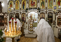 В Святочные дни курганский храм Рождества Христова встретил архиерея