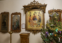 В Святочные дни курганский храм Рождества Христова встретил архиерея