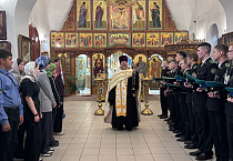 Курганские школьники посетили Пантелеимоновский храм