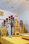 В Покровском храме Кургана собор архиереев совершил Литургию